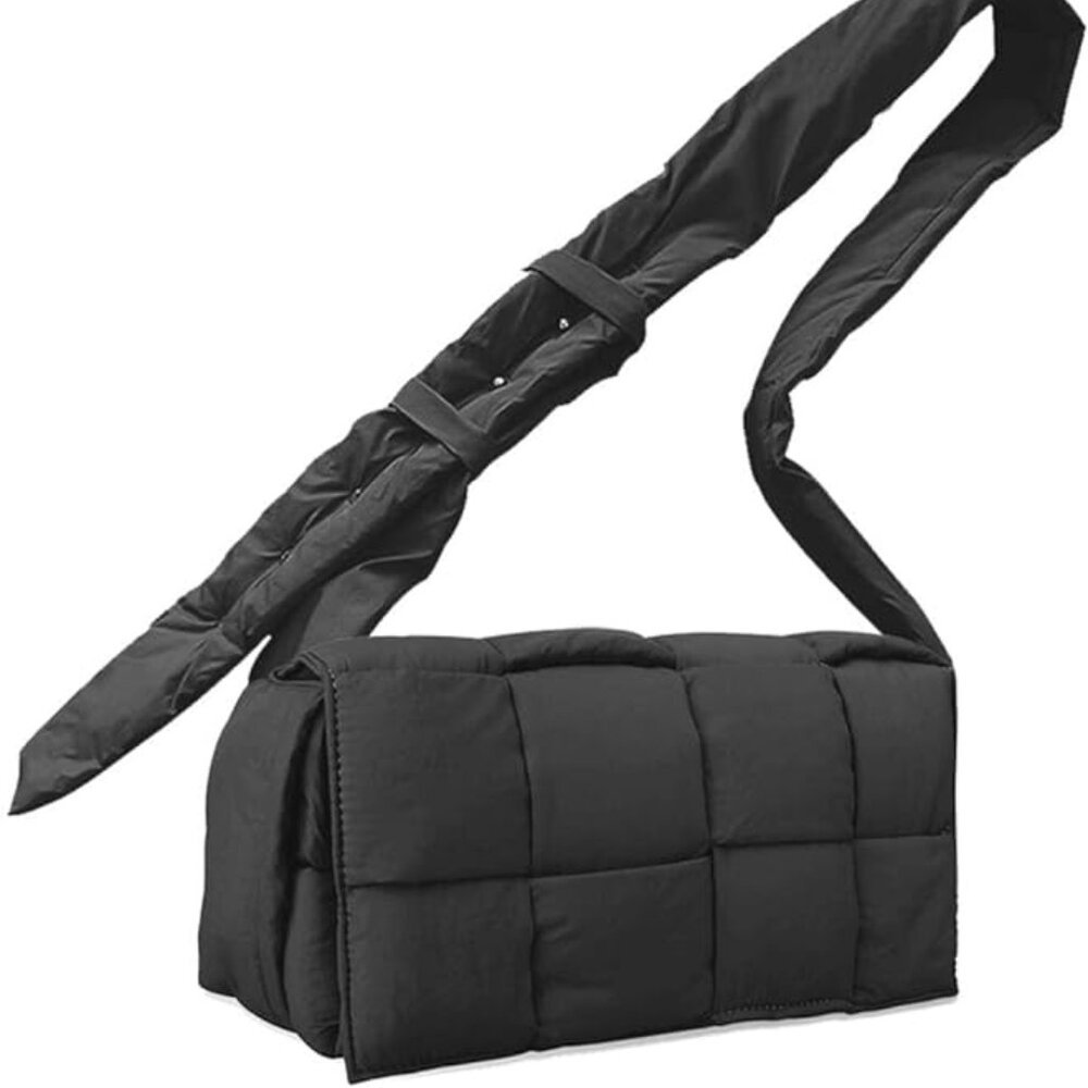 Puffer Woven Bag Padded Crossbody Bags